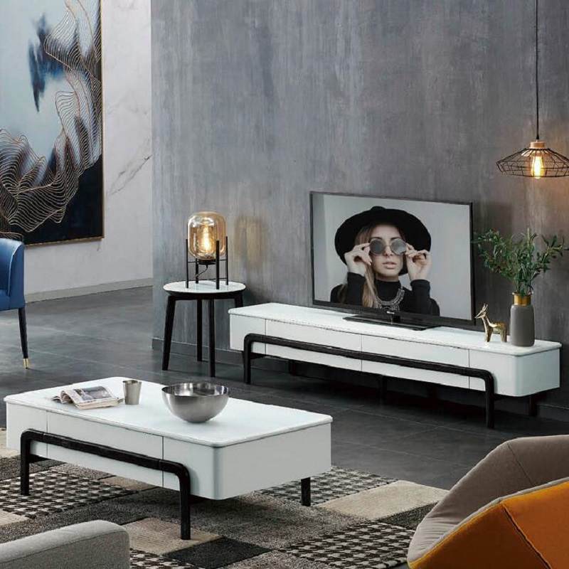 北欧风茶几桌和电视柜组合2019年新款客厅家用套装现代简约小户型