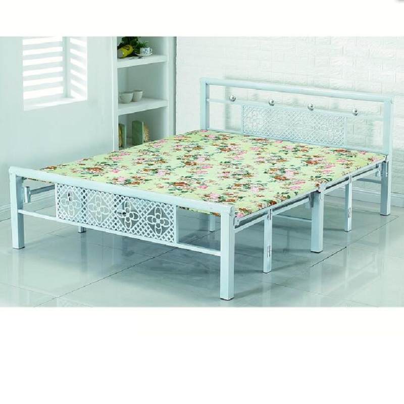 加固折叠床双人1.5 米家用单人床小户型午休床木板床出租房简易床