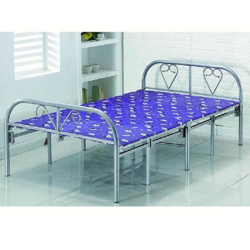 加固折叠床午休床木板床简易单人床双人床铁床经济型1.2米1.5米