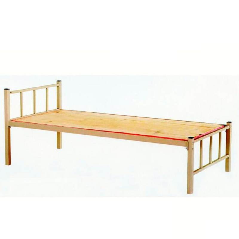 上下床双层床成年 经济型铁架丝铁条床硬木板实木床员工宿舍床