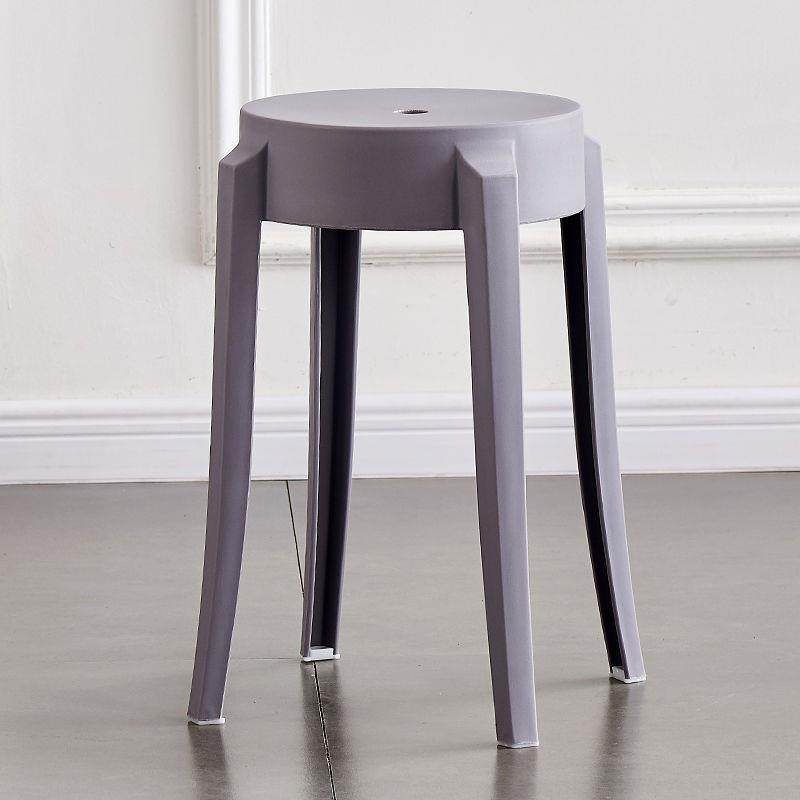 塑料凳子加厚成人家用餐桌高板凳方圆凳椅子现代简约时尚创意北欧