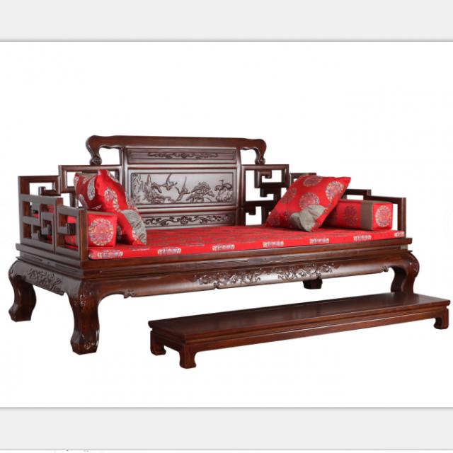 淳木世家中式古典罗汉床明清古典中式欧式罗汉床榻榻米实木客厅沙发床