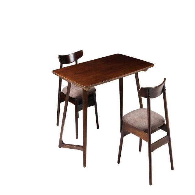 北欧家具餐椅现代简约餐厅家用小户型实木靠背牛角椅