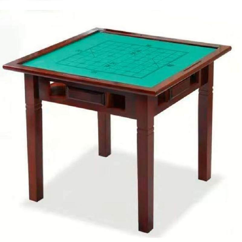 家用实木麻将桌子简易手搓麻将桌宿舍餐桌两用桌棋牌桌麻将台
