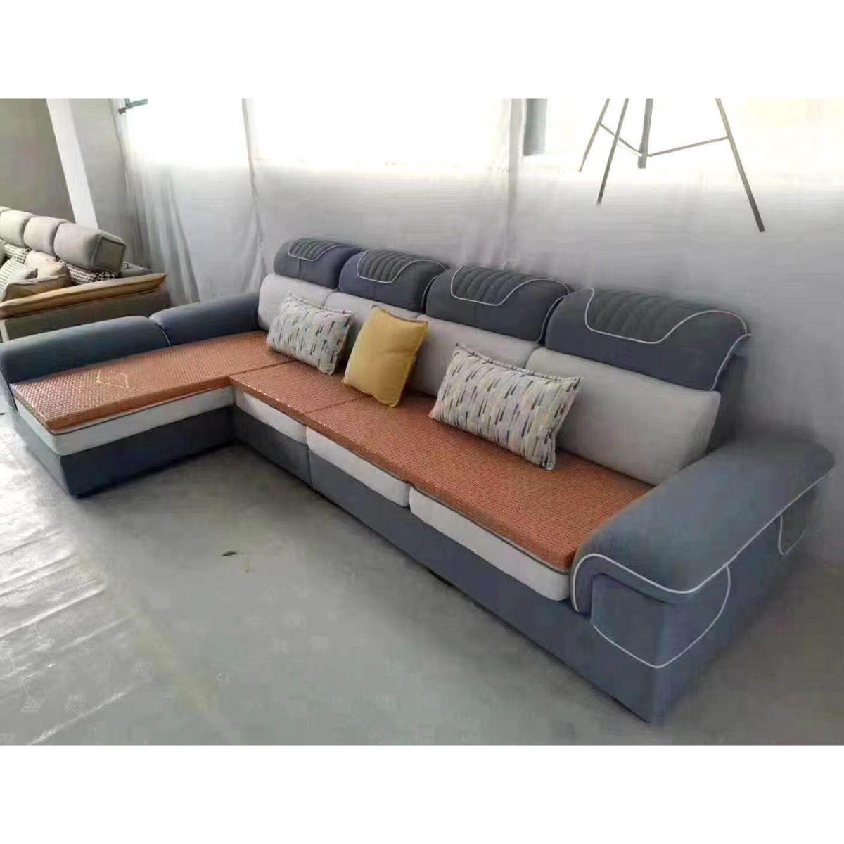 布艺沙发简约现代小户型客厅家具套装组合北欧可拆洗实木布沙发