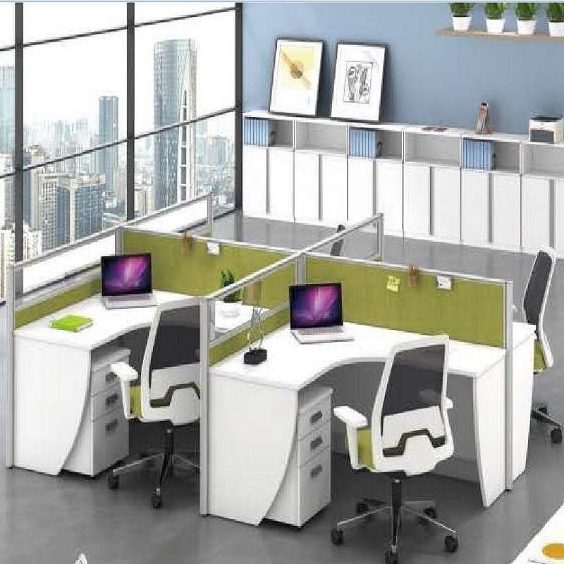 职员办公桌简约现代员工桌隔断屏风卡座办公桌椅组合办公家具